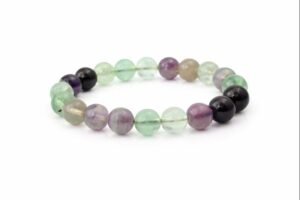 Academic Bracelet made with Fluorite crystal for memory focus and logical thinking