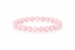 Love Attraction Bracelet made with Rose Quartz crystal for self love and relationship harmony