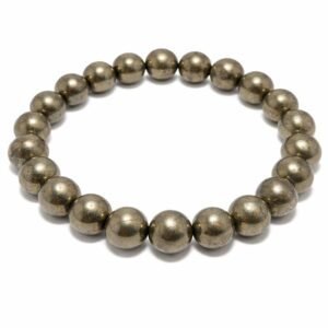 Money Magnet Bracelet made with natural Pyrite crystal for wealth and financial growth