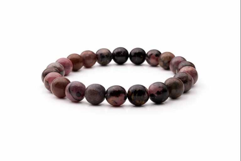 Move On Bracelet with Rhodonite for emotional healing and breakup recovery
