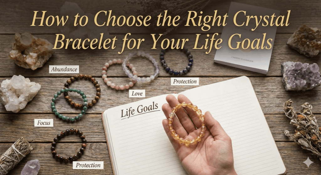 how to choose the right crystal bracelet for your life goals and life goals