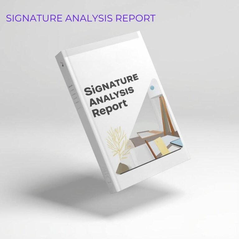 signature analysis with correction for career confidence and authority
